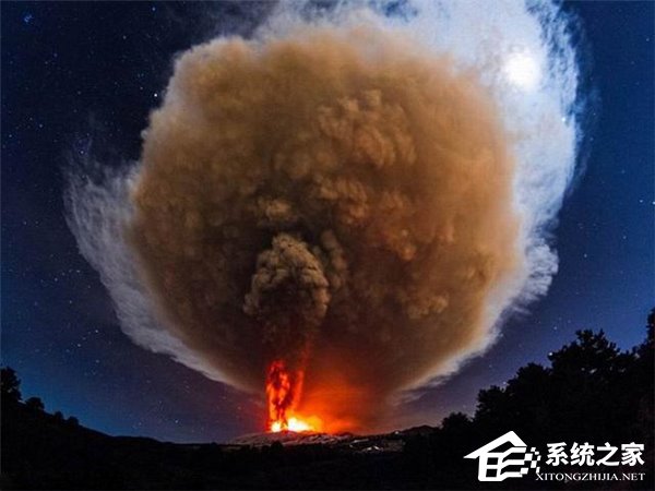 当全球1500座火山同时喷发，世界末日就到了