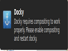 Lubuntu使用Docky时提示混合错误的解决方法