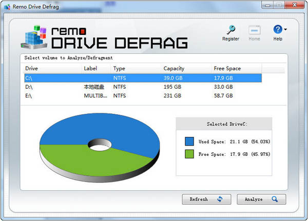 Remo Drive Defrag(Ƭ) V1.0