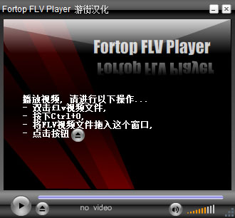  Fortop FLV Player(ǿFLV) V1.1 ɫ