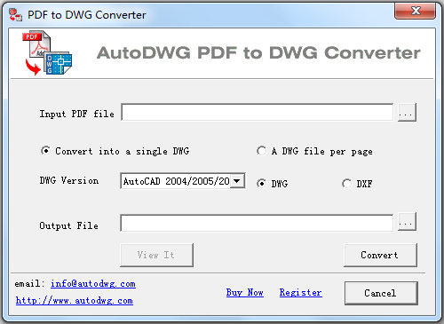 AutoDWG PDF to DWG Converter(pdfתdwgʽת) V3.0 Ӣİ