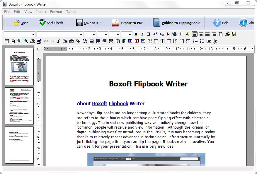 Boxoft Flipbook Writer