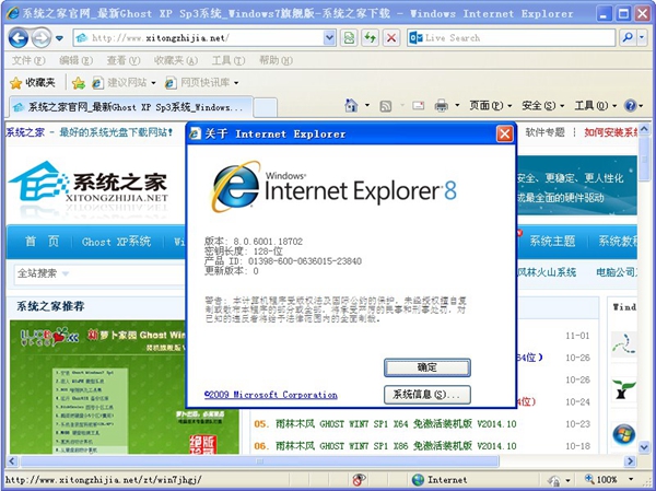 internet explorer 8 download for vista