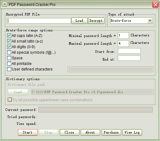 PDF Password Cracker Pro