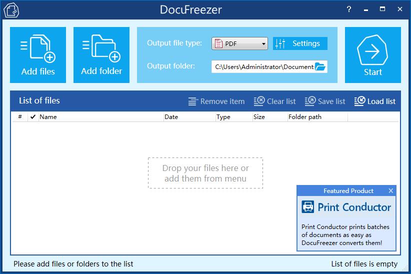 DocuFreezer最新版_DocuFreezer(文档格式转换器)英文安装版下载3.2.2108.16130