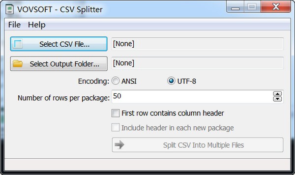 Vovsoft CSV Splitter
