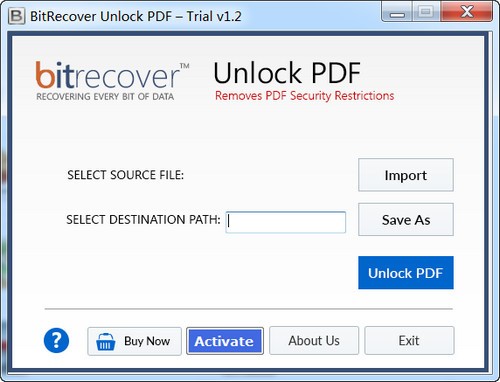 BitRecover Unlock PDF